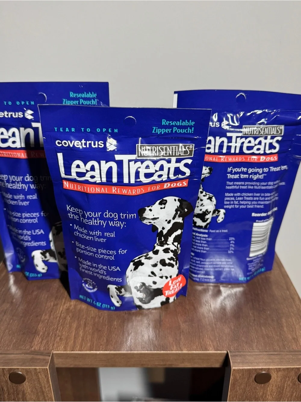 Covetrus Lean Treats Nutritional Rewards for Dogs - 3 pack 4 oz each
